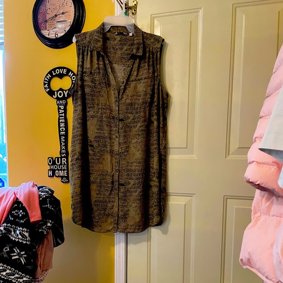 Reitman’s Gorgeous Sleeveless Shirt Dress - Picture 1 of 7